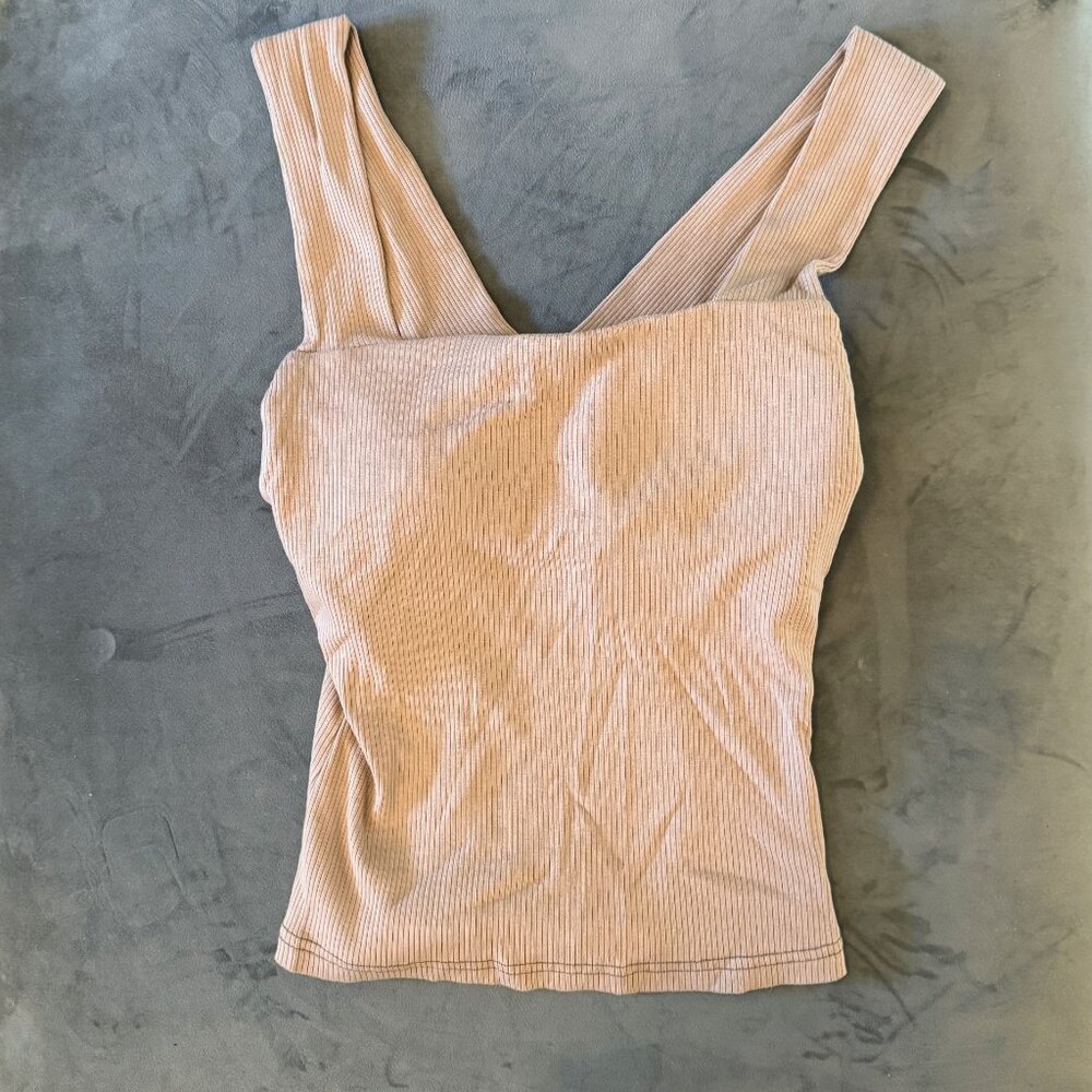 OGL Square Neck Brami Tank - NWOT- Chestnut - S